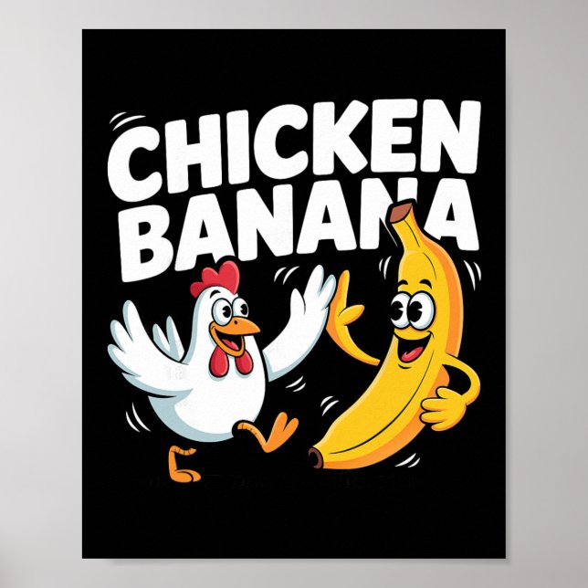 Funny Chicken Nana Dance  Poster (Front)