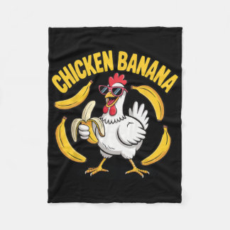 Funny Chicken Nana Men Women Kids Design  Fleece Blanket