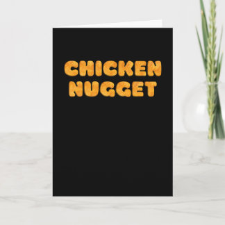 Funny Chicken Nugget Card