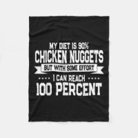 Funny Chicken Nugget Lover Quote New Years Resolut