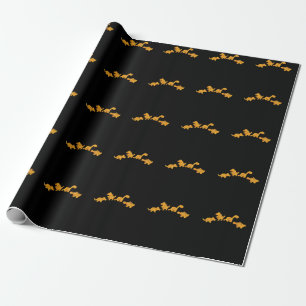 Funny Chicken Nuggets Dino Food Dinosaur Lover Wrapping Paper