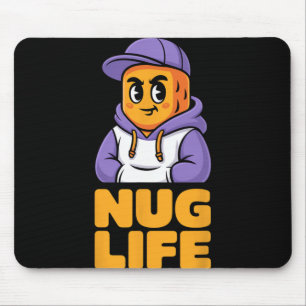 Funny Chicken Nuggets Loves Chicken Chicken Nugget Mouse Pad