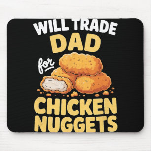 Funny Chicken Nuggets Loves Chicken Chicken Nugget Mouse Pad