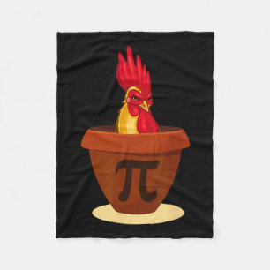 Funny Chicken Pot Pie - Chicken Pi Day 2019 Shirt  Fleece Blanket