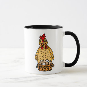 Funny Chicken Pun   Chicken Quote Humour Mug