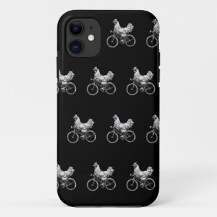 Funny Chicken Riding Bike Cyclist Cute Animal Love Case-Mate iPhone Case
