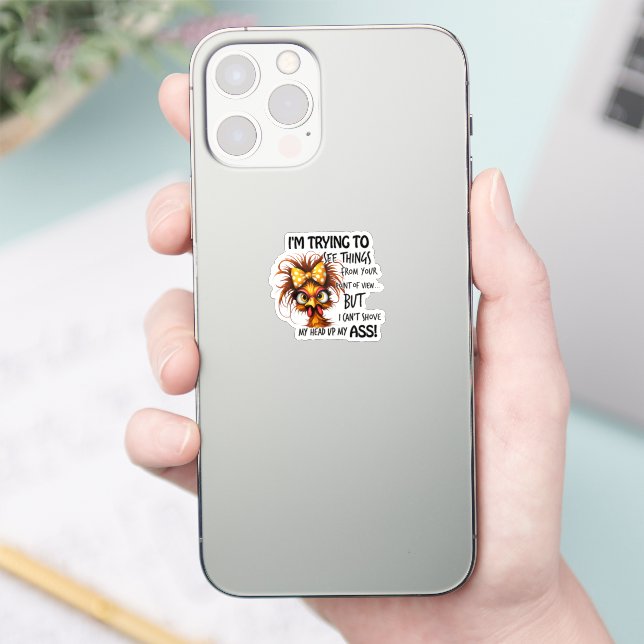 Funny Chicken Sarcastic Quote (Phone)