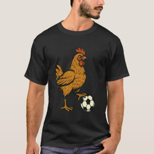 Funny Chicken Soccer T-Shirt
