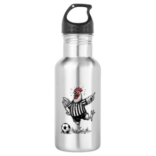 Funny Chicken Soccer Vintage Engraving Shirt_1 532 Ml Water Bottle
