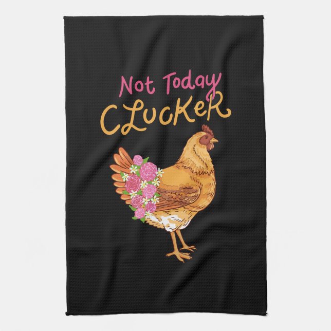 Funny Chicken Tea Towel (Vertical)