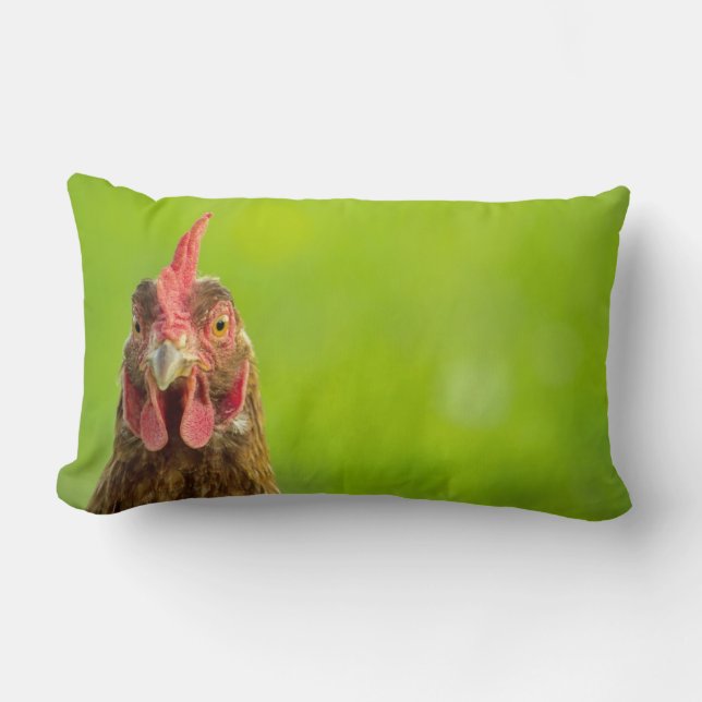 Funny Chicken - Throw Pillow (Front)