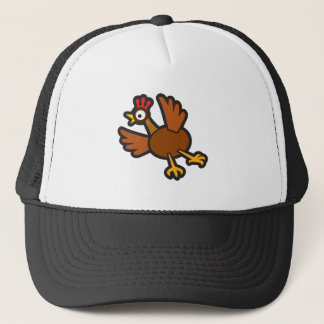 funny chicken trucker hat