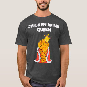 Funny Chicken Wing Fan Queen T-Shirt