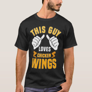 Funny Chicken Wings Lover Saying Hot Wing T-Shirt