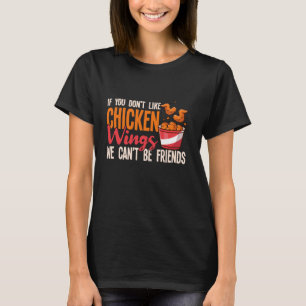 Funny Chicken Wings Women Kids T-Shirt