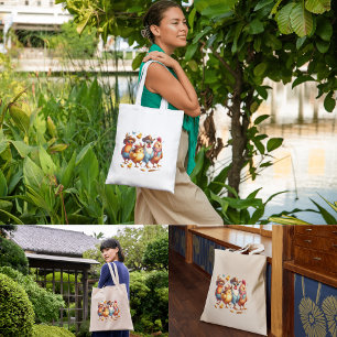 Funny Chickens for her chicken lover Tote Bag