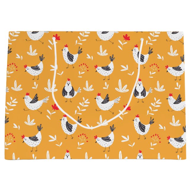 Funny Chickens Gift Bag (Front)