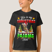 Funny Chihuahua Christmas Pajama Santa Hat Xmas