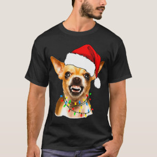 Funny Chihuahua Christmas Shirt For Dog Lovers Wom