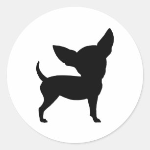 Funny Chihuahua Classic Round Sticker