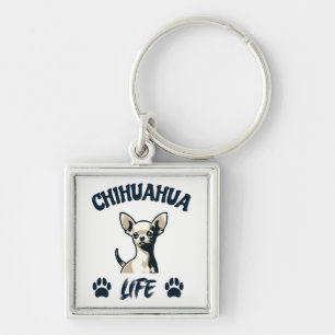 Funny Chihuahua Dog Key Ring