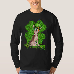 Funny Chihuahua Dog Shamrock St Patricks Day T-Shirt