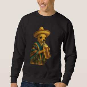 Funny Chihuahua Dog Sombrero Mexican Cinco De Mayo Sweatshirt