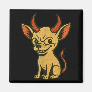 Funny Chihuahua Halloween Dog Magnet