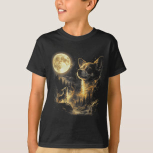 Funny chihuahua howling at the moon parody epic do T-Shirt