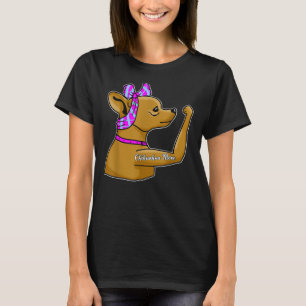 Funny Chihuahua Mum Tattoo  Bully Mum Dog Owner Mo T-Shirt