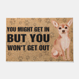 Funny Chihuahua Saying doormat, Dog Mum Doormat