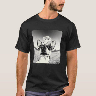 Funny Chihuahua Selfie Alien UFO Dog Lover Novelty T-Shirt