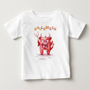 Funny Childish Halloween Devil Toddler   Baby T-Shirt