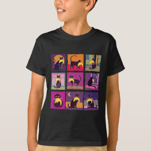Funny Childless Cat Lady With Trump Hair T-Shirt