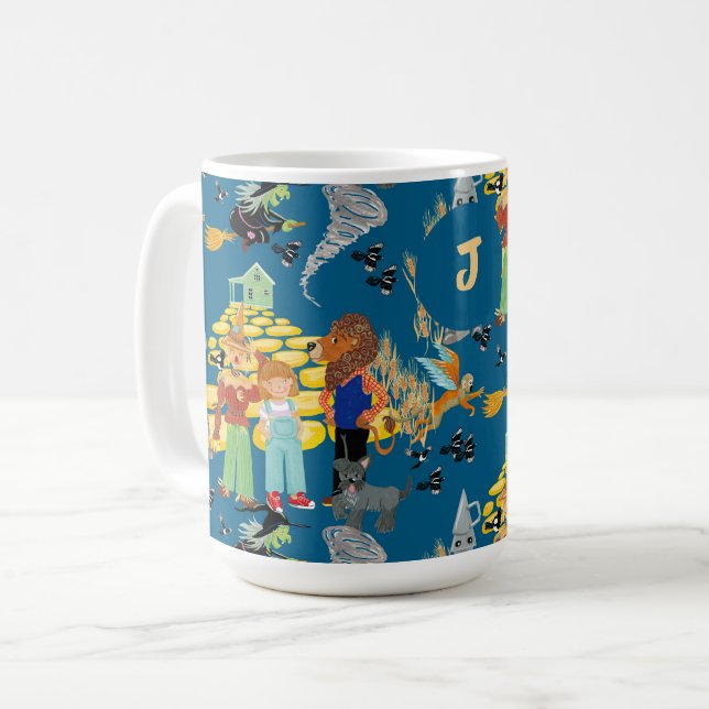 Funny children's characters coffee mug (Front Left)