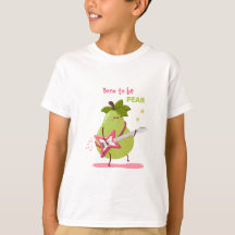 Funny children's illustration of a rock pear