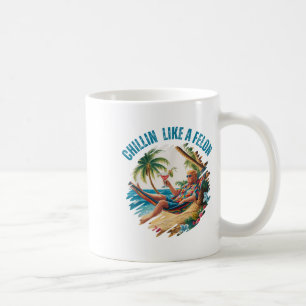 Funny Chillin Like A Felon Summer 2024 2024 Trump Coffee Mug