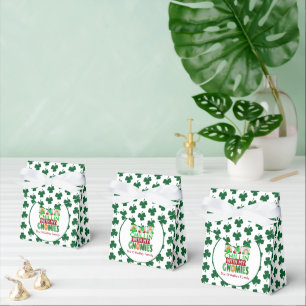 Funny Chillin with My Gnomies St Patricks Day Tent Favour Box