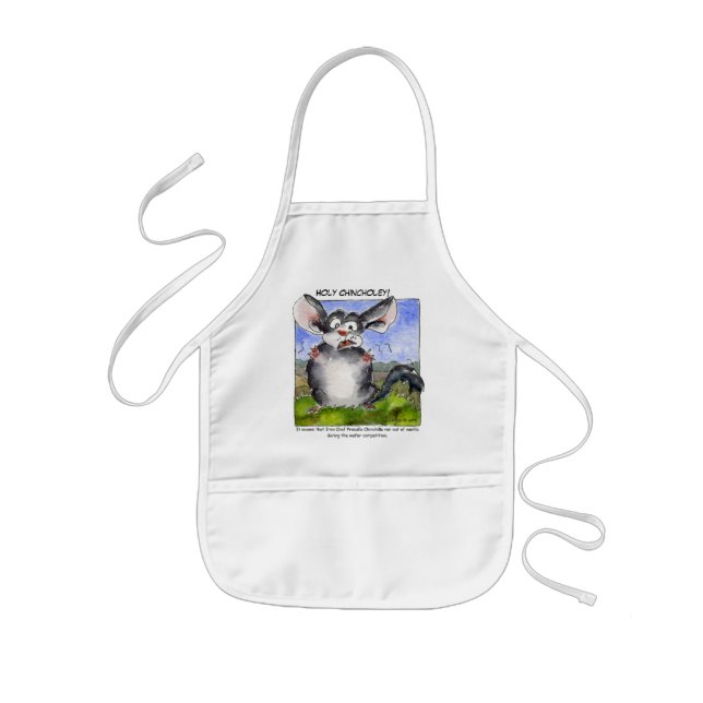 Funny Chinchilla Stress Cooks Apron (Front)