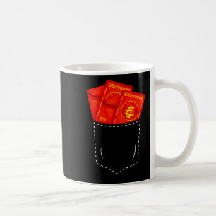 Funny Chinese New Year Fake Cket Red Envelopes Luc Coffee Mug