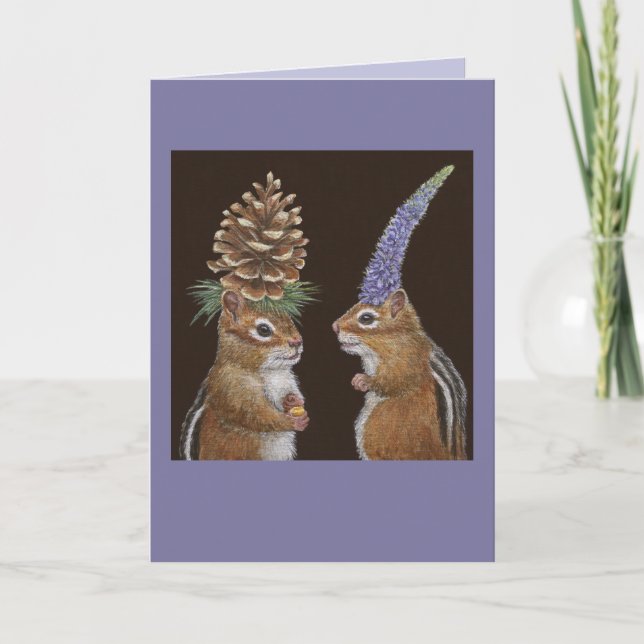 Funny chipmunk card (Front)