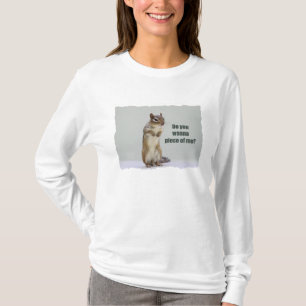 Funny Chipmunk Picture T-Shirt