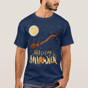 Funny Chipmunk Ride Witch Shot Chipmunk Halloween T-Shirt