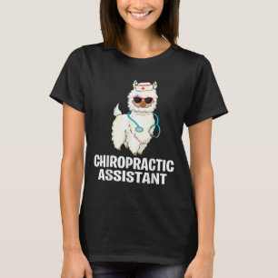 Funny Chiropractic Care Istant Llama Chiropractor T-Shirt