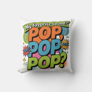 Funny Chiropractor Pop Sound Gift Cushion