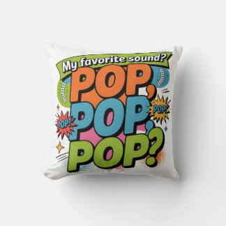 Funny Chiropractor Pop Sound Gift Cushion