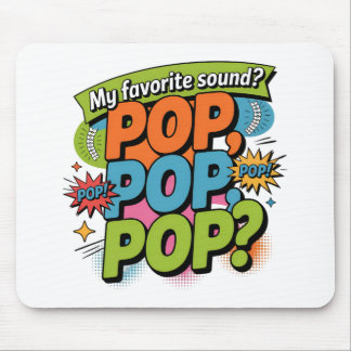 Funny Chiropractor Pop Sound Gift Mouse Pad