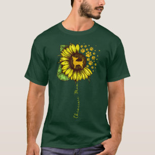 Funny Chiweenie Mum Sunflower Mother's Day Chiween T-Shirt