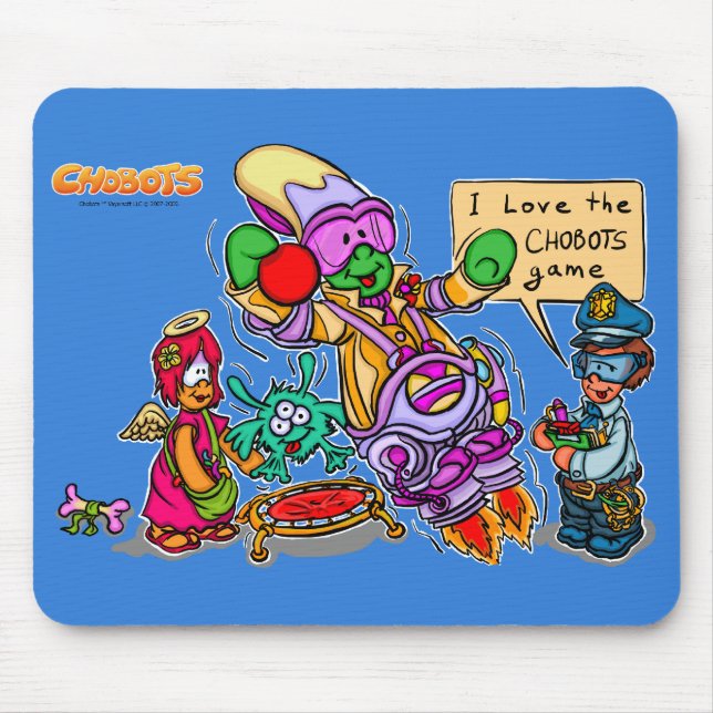 Funny Chobots Mouse Pad (Front)