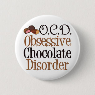 Funny Chocolate 6 Cm Round Badge